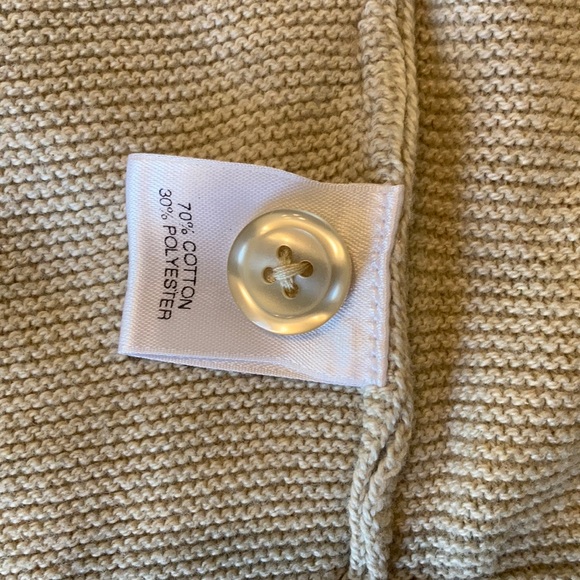 Men’s Beige cotton/polyester Sweater - size Medium - Picture 4 of 5